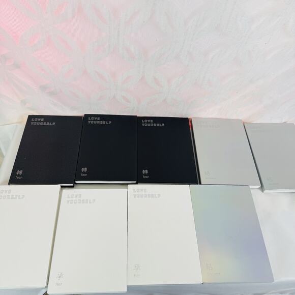 BTS Love Yourself 轉 Tear Y O U Version Her OVE Version & Answer ELF Ver CD Lot - Picture 1 of 7